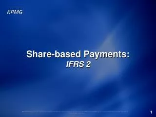 Share-based Payments: IFRS 2