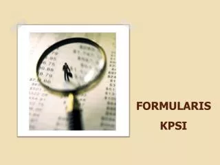 formularis kpsi