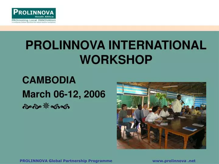 prolinnova international workshop