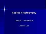 Applied Cryptography - slide 1