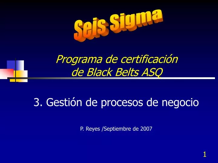 programa de certificaci n de black belts asq