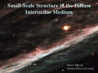 Small-Scale Structure in the Diffuse Interstellar Medium