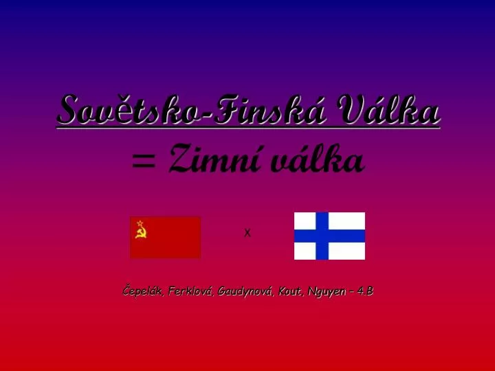 sov tsko finsk v lka zimn v lka