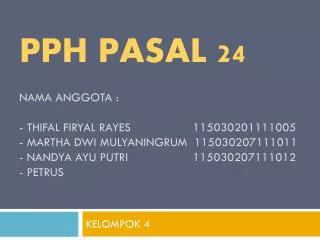 pph pasal 24