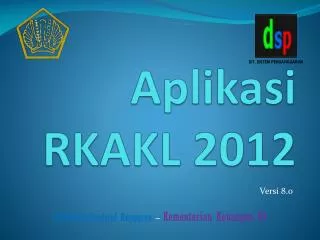 aplikasi rkakl 2012