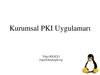 kurumsal pki uygulamar