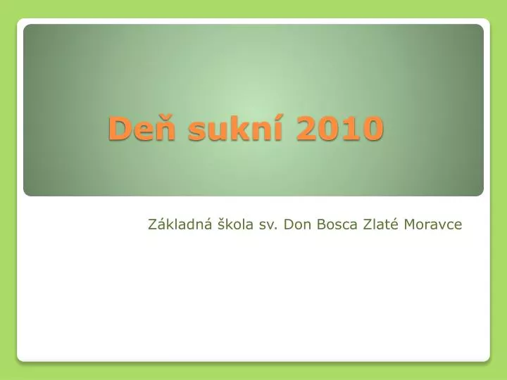 de sukn 2010