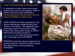 A GIFT FOR FATHERS IN THE MILITARY