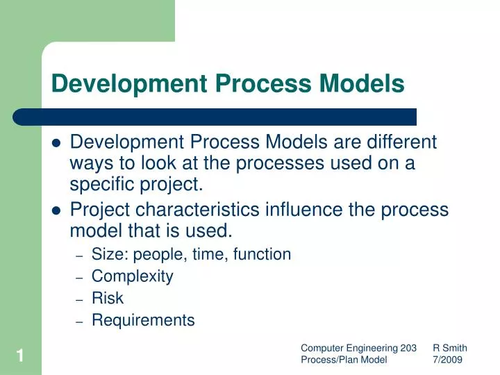 development process models