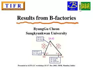 Results from B- factories
