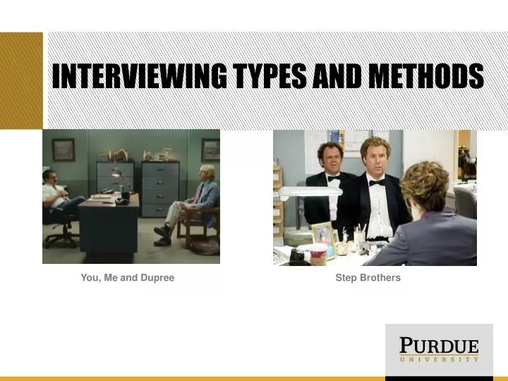 interviewing types and methods