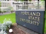 Business Finance - slide 1