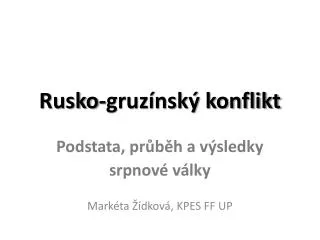 rusko gruz nsk konflikt