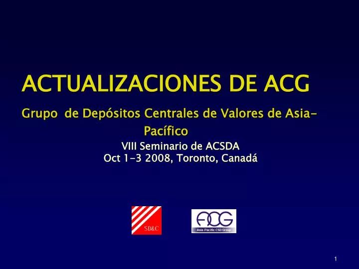 actualizaciones de acg grupo de dep sitos centrales de valores de asia pac fico