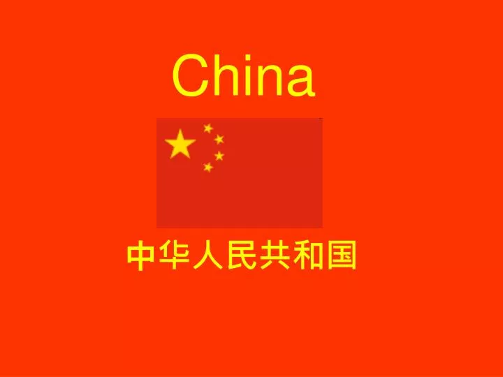 china