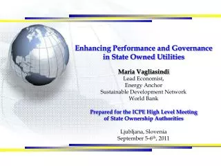 Enhancing Performance and Governance