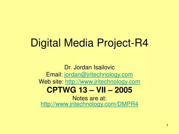 digital media project r4