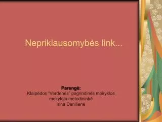 nepriklausomyb s link