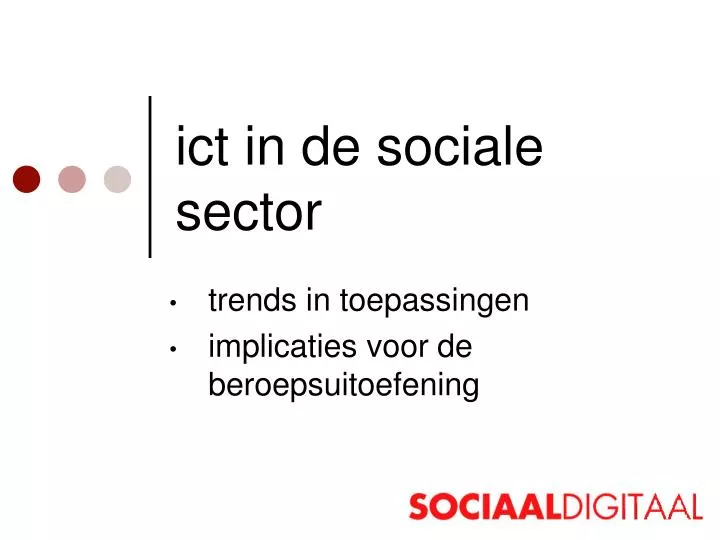 ict in de sociale sector