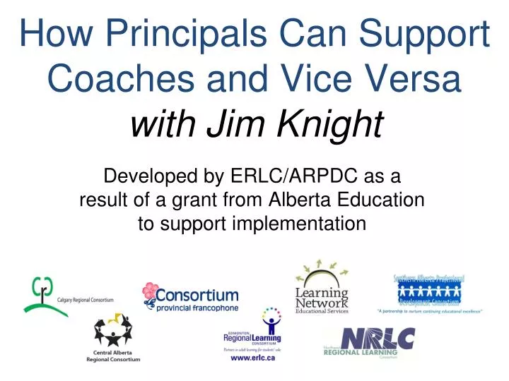 how principals can support coaches and vice versa with jim knight