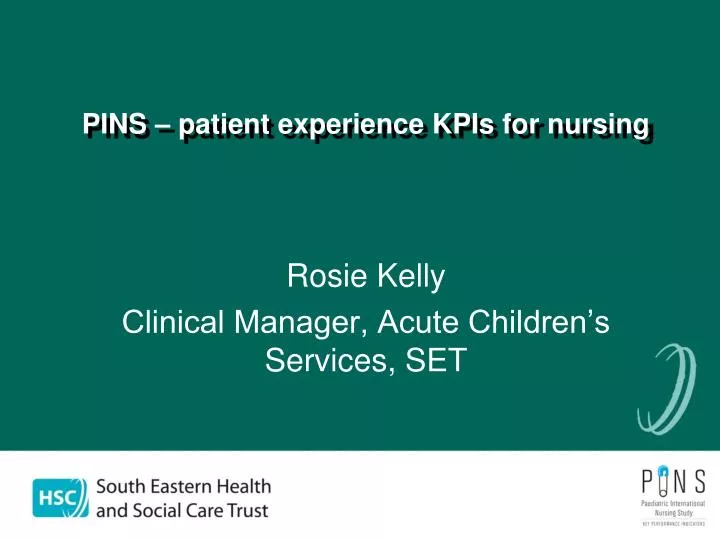 pins patient experience kpis for nursing