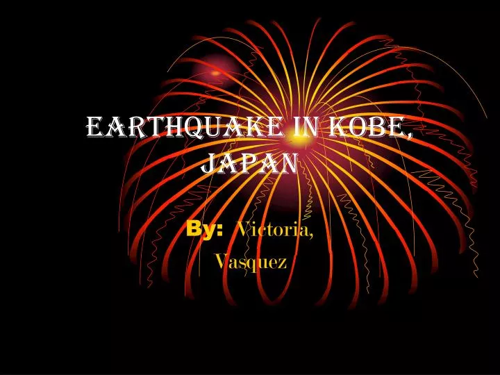 earthquake in kobe japan