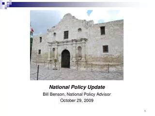 National Policy Update