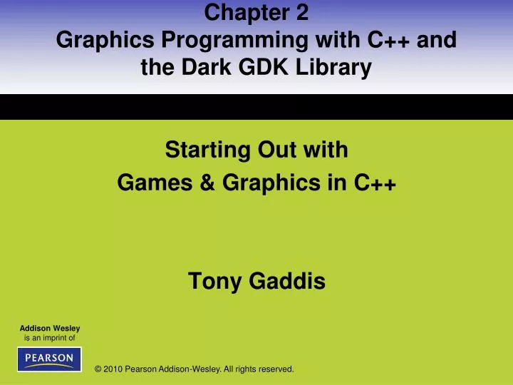 chapter 2 graphics programming with c and the dark gdk library
