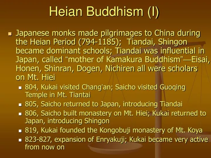 heian buddhism i