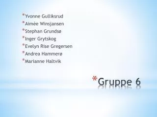 gruppe 6