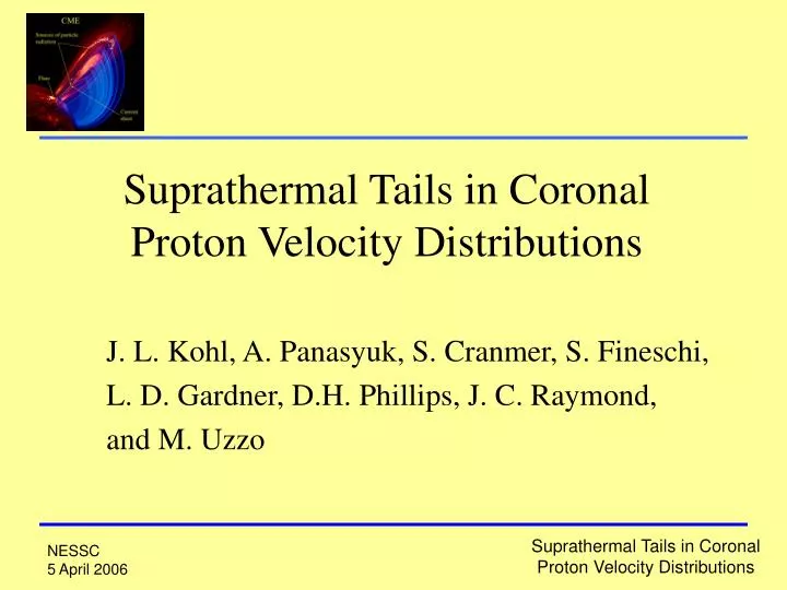 suprathermal tails in coronal proton velocity distributions
