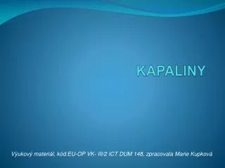 kapaliny