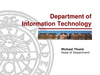 department of information technology