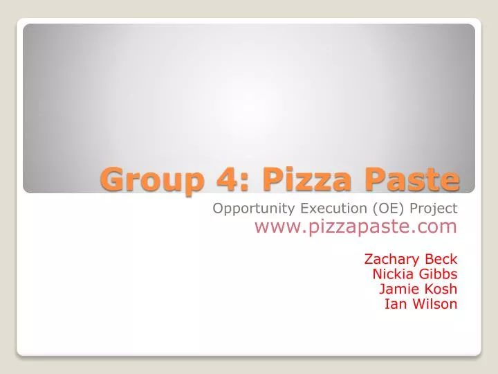 group 4 pizza paste