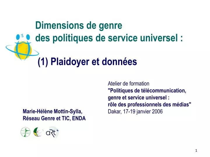 dimensions de genre des politiques de service universel