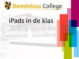 ipads in de klas
