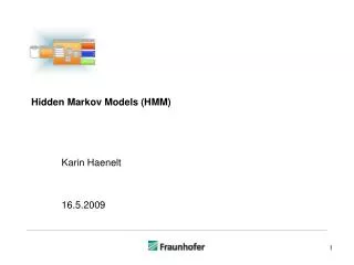 hidden markov models hmm