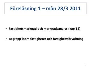 f rel sning 1 m n 28 3 2011