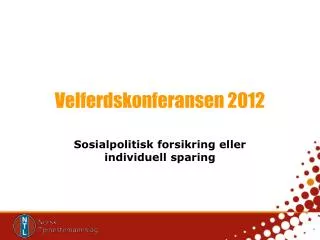 velferdskonferansen 2012