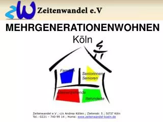 mehrgenerationenwohnen k ln