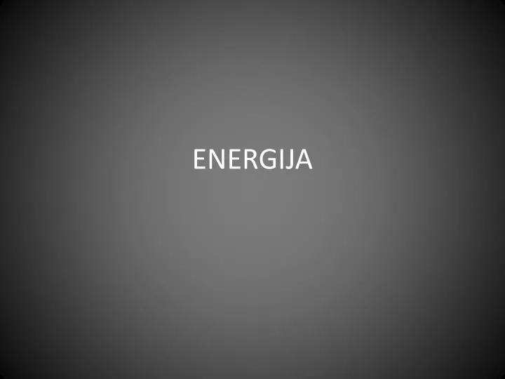 energija