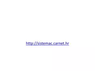 http sistemac carnet hr