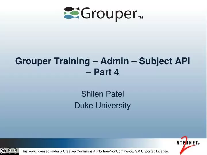 grouper training admin subject api part 4