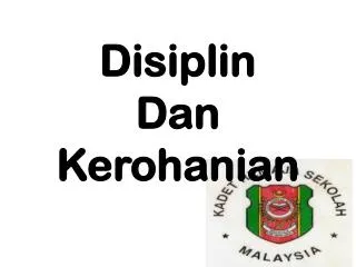 disiplin dan kerohanian
