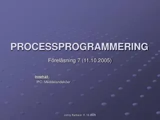 processprogrammering
