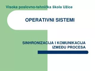 operativni sistemi