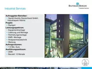 industrial services