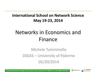 Networks in Economics and Finance