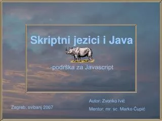 skriptni jezici i java
