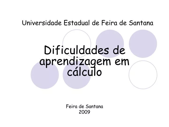 universidade estadual de feira de santana